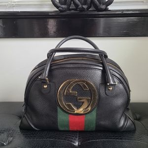 Large Gucci Bowler Blondie Bag